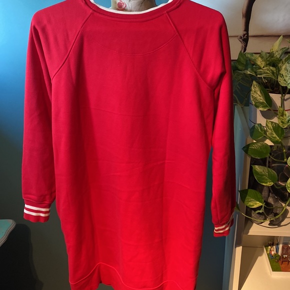 25. Uniqlo long sweatshirt with faux fur insert,size L - Picture 4 of 8